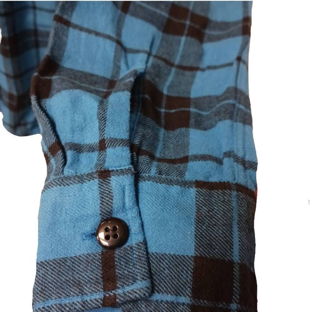 AMERICAN EAGLE Women's Soft Long sleeve Plaid Shirt. - Picture 5 of 15